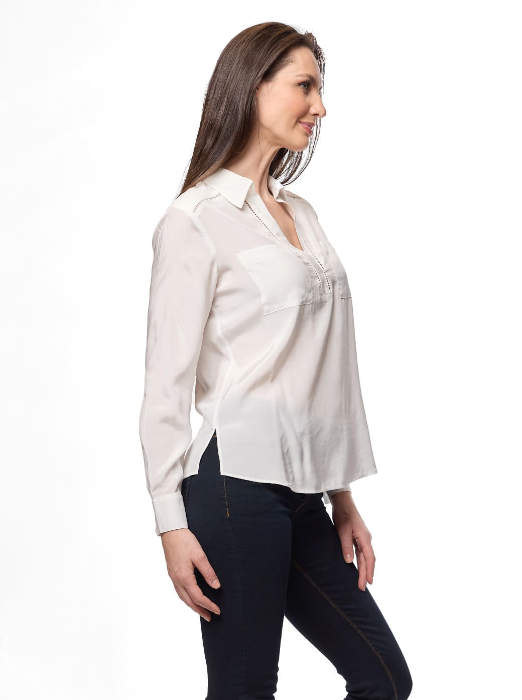 Blusa blanca Cora