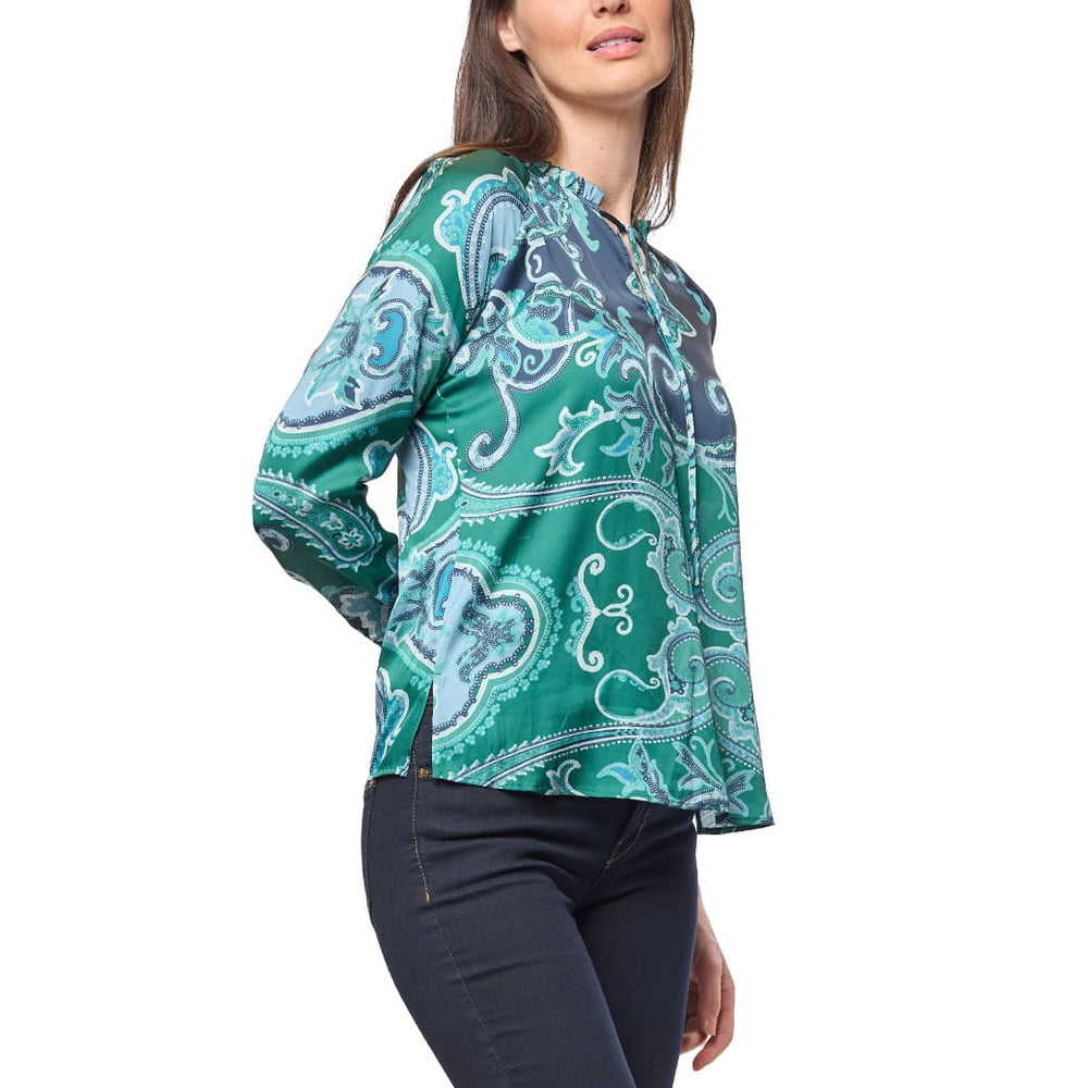 
                      
                        Blusa verde Cora
                      
                    