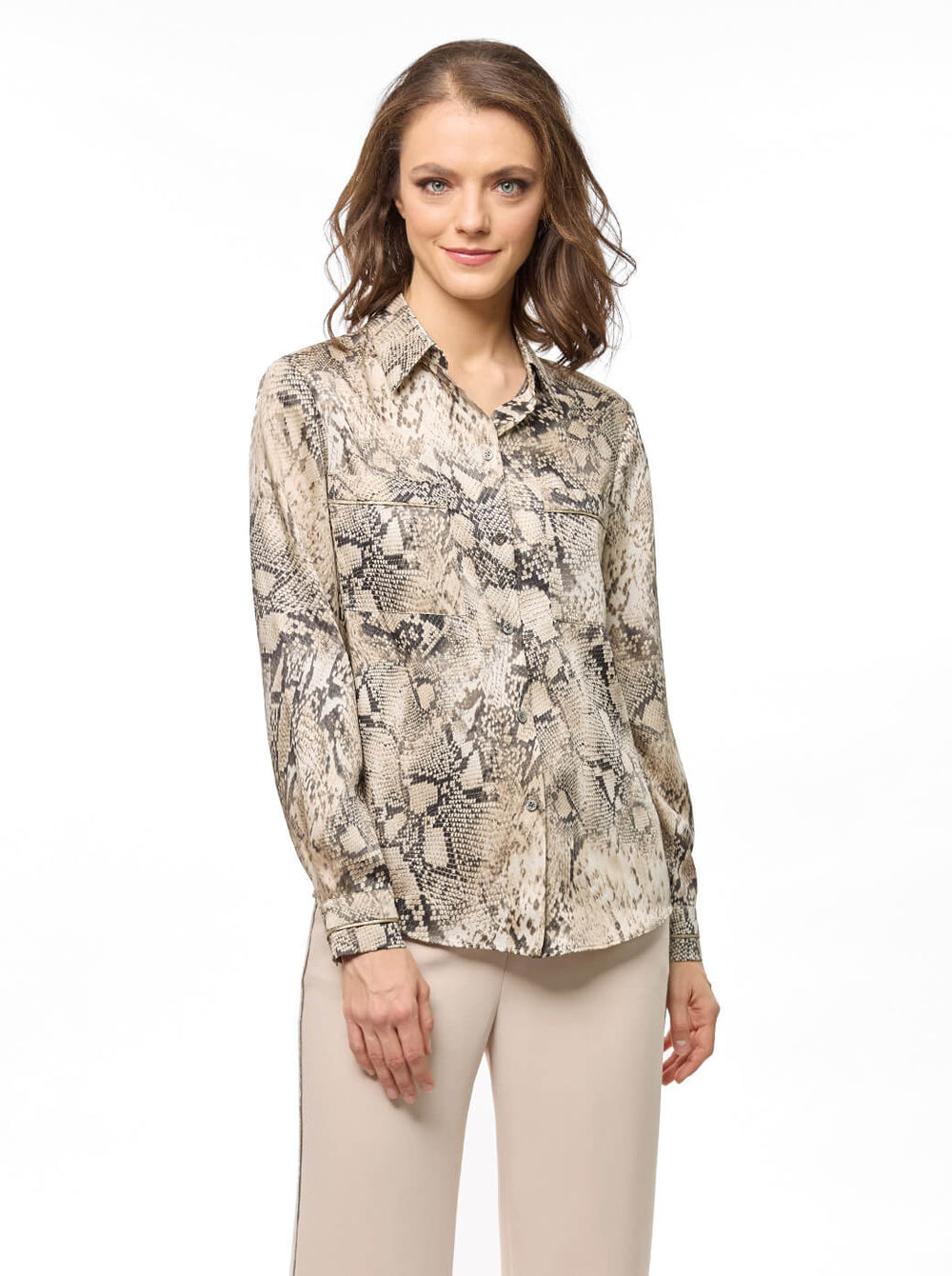 Camisa beige Olenka