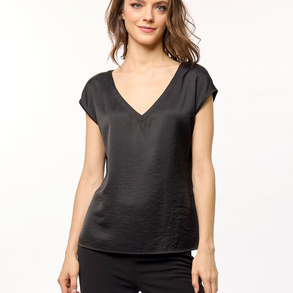 Blusa negra Leyna