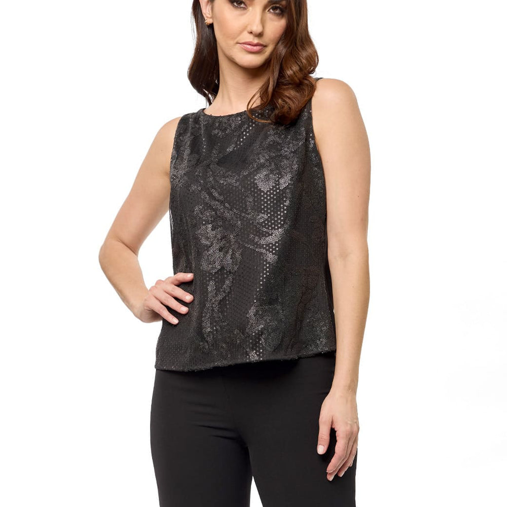 Blusa negra Elvia