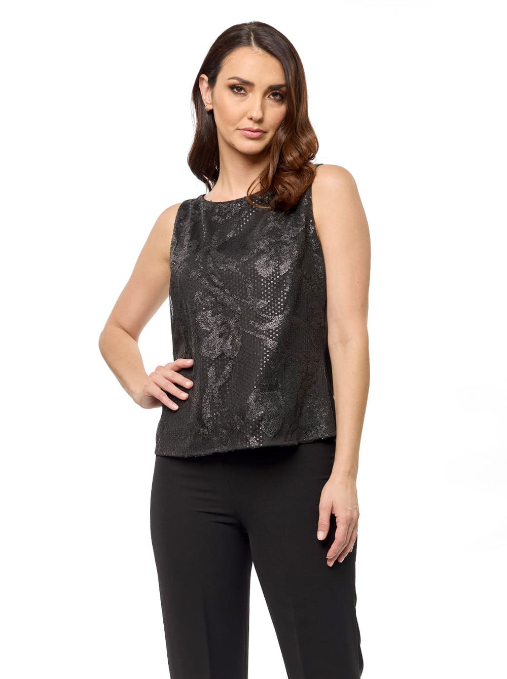 Blusa negra Elvia