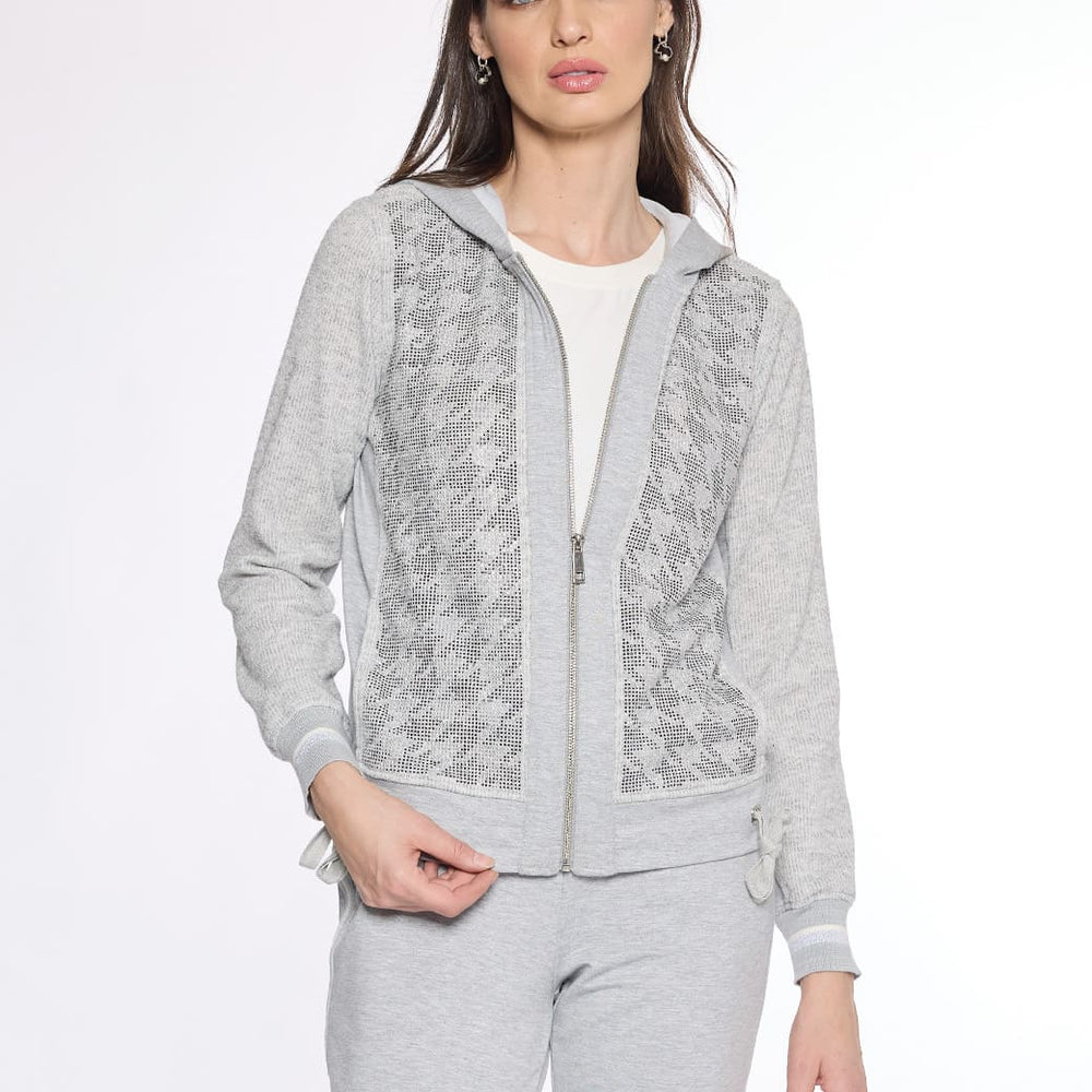 Sudadera gris con capucha Comfort