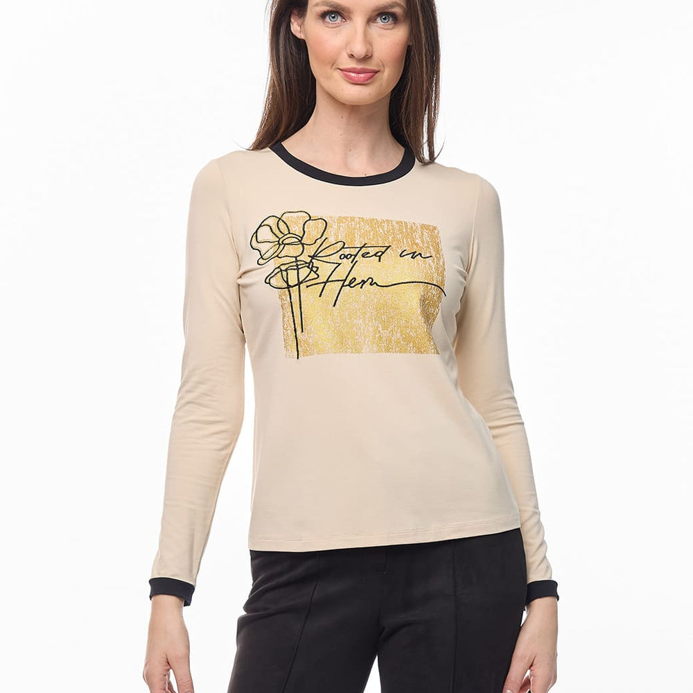 Blusa beige Tiziana