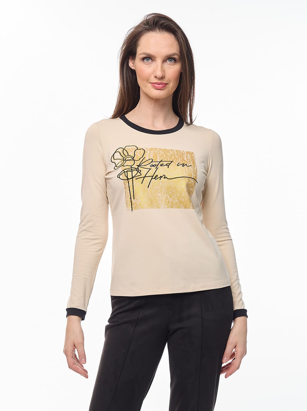 Blusa beige Tiziana