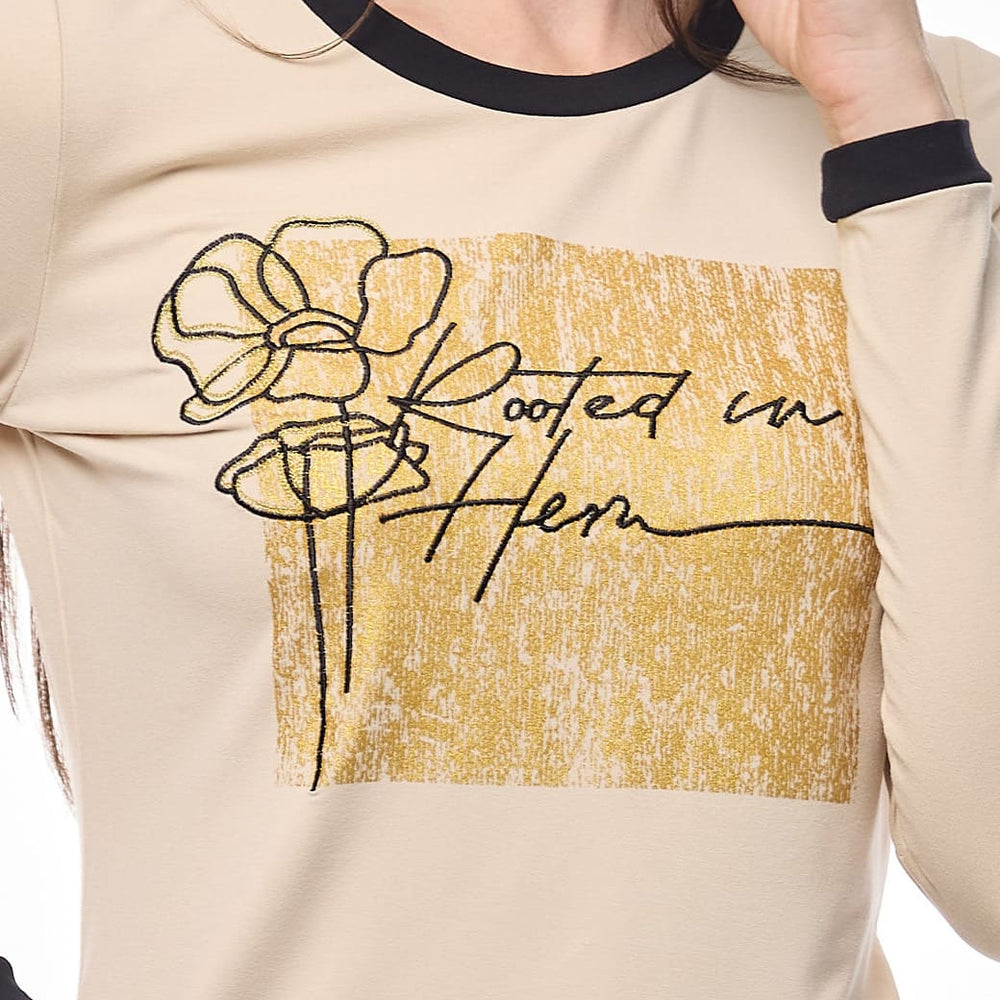 Blusa beige Tiziana