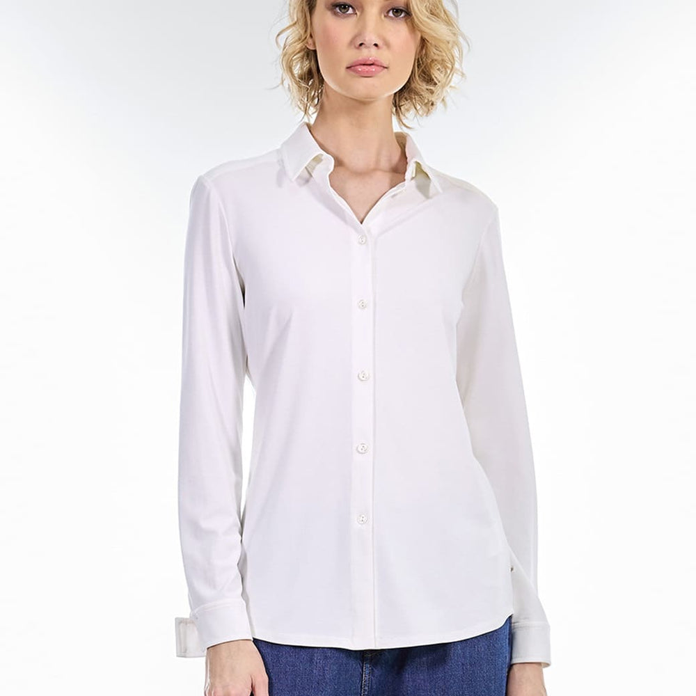 Blusa camisera Hueso Básico