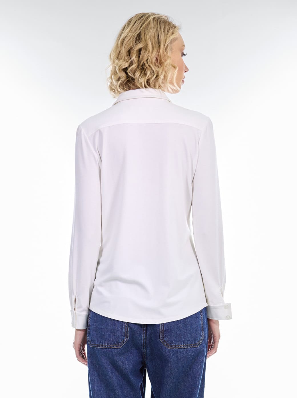 Blusa camisera Hueso Básico