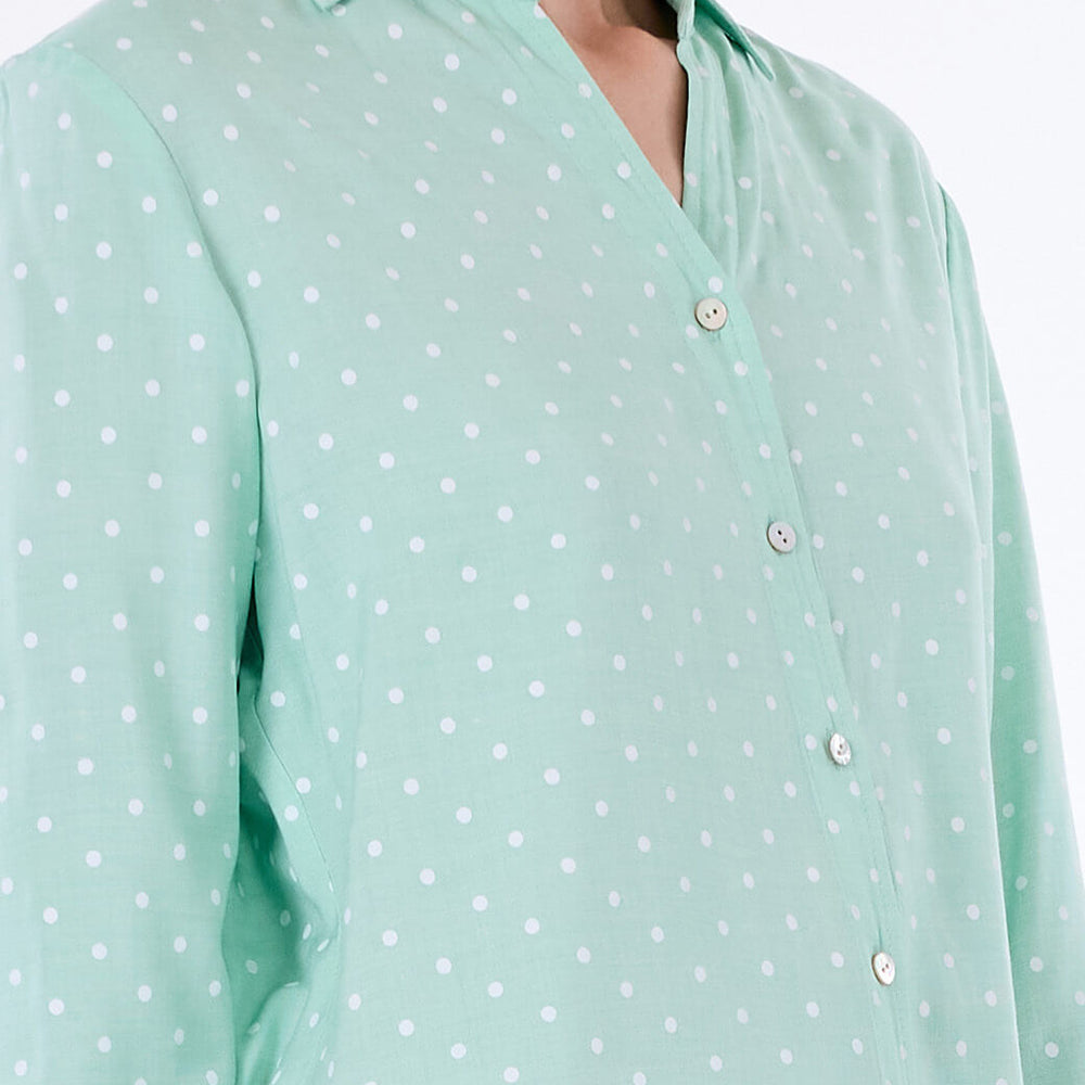 Blusa verde Abilene